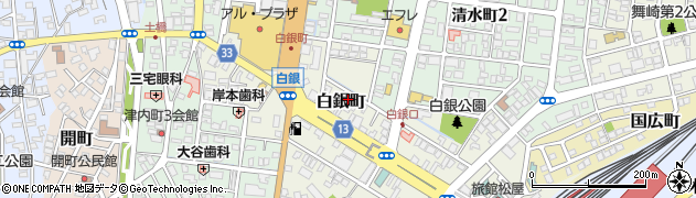 福井県敦賀市白銀町7-28周辺の地図