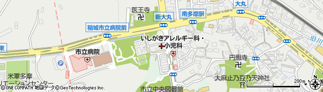 東京都稲城市大丸1070-36周辺の地図