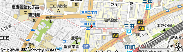 すき家三田店周辺の地図