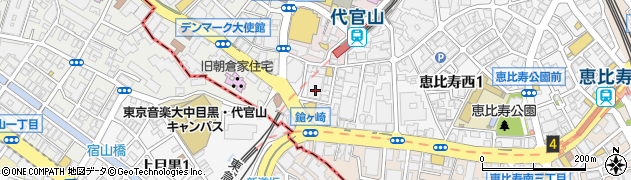 東京都渋谷区恵比寿西1丁目35-11周辺の地図