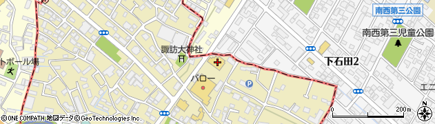 ダイソーバロー甲府昭和店周辺の地図