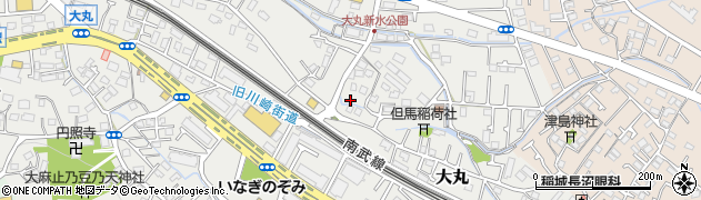 東京都稲城市大丸383周辺の地図