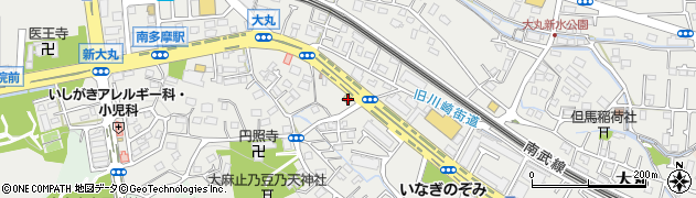 東京都稲城市大丸525周辺の地図