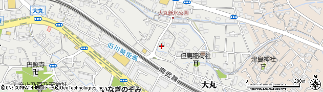 東京都稲城市大丸383-1周辺の地図