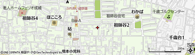 東京都世田谷区祖師谷2丁目3-22周辺の地図