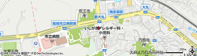 東京都稲城市大丸3048周辺の地図