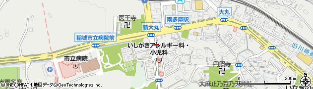 東京都稲城市大丸1071周辺の地図