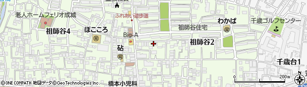 東京都世田谷区祖師谷2丁目3-17周辺の地図