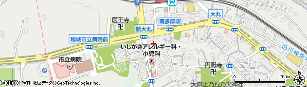東京都稲城市大丸1066周辺の地図