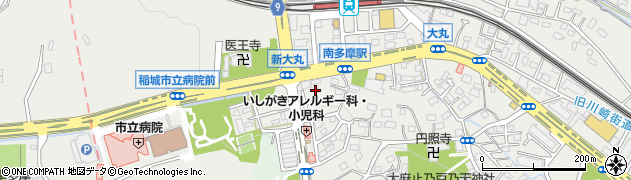 東京都稲城市大丸1076周辺の地図