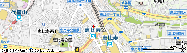 ビッグエコー恵比寿西口駅前店周辺の地図