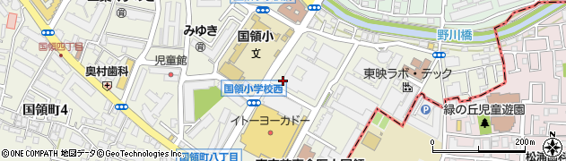 東京都調布市国領町8丁目周辺の地図