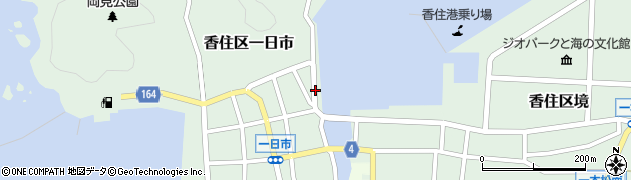 兵庫県香美町（美方郡）香住区一日市周辺の地図