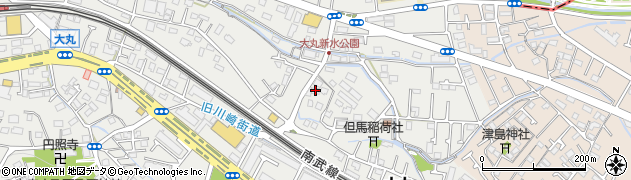 東京都稲城市大丸377周辺の地図
