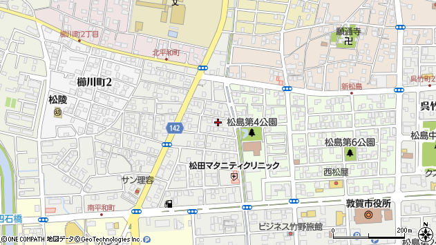 〒914-0815 福井県敦賀市平和町の地図