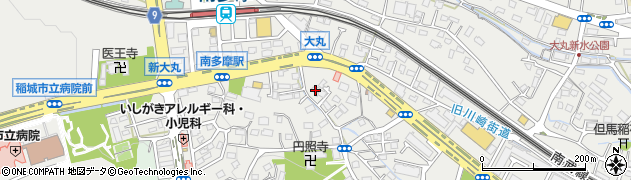 東京都稲城市大丸931周辺の地図