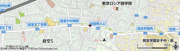 ニッポンレンタカー経堂営業所周辺の地図