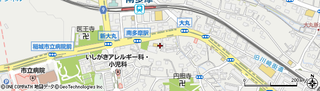 東京都稲城市大丸916周辺の地図