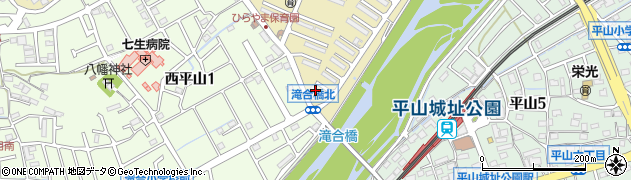 つるかめ平山団地店周辺の地図