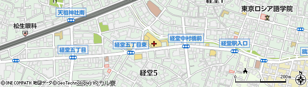 株式会社ライフコーポレーション　経堂店周辺の地図