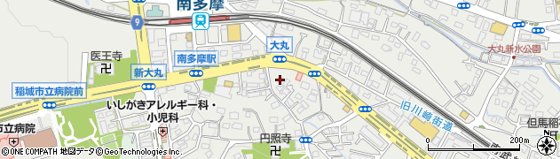 東京都稲城市大丸930周辺の地図