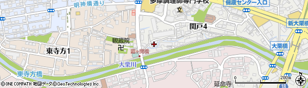 東京都多摩市関戸4丁目33周辺の地図