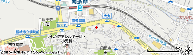 東京都稲城市大丸909-2周辺の地図