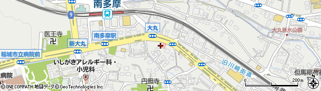 東京都稲城市大丸928周辺の地図