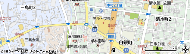 福井県敦賀市白銀町12-16周辺の地図