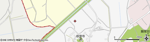 千葉県佐倉市内田周辺の地図