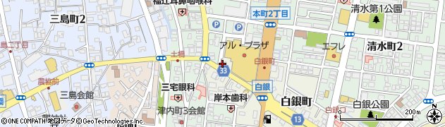 福井県敦賀市白銀町12-17周辺の地図