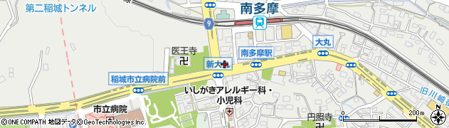 東京都稲城市大丸1047周辺の地図