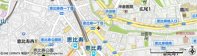 ヒロギンザ 恵比寿店(HIRO GINZA)周辺の地図