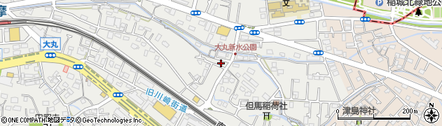 東京都稲城市大丸376周辺の地図
