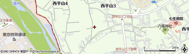 東京都日野市西平山周辺の地図