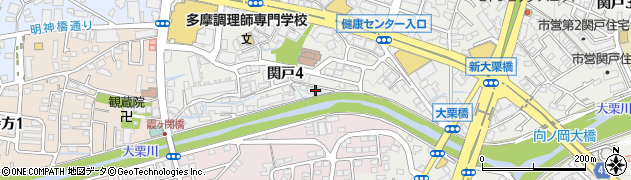 東京都多摩市関戸4丁目30周辺の地図