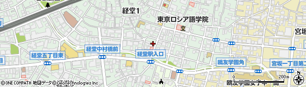ファミリーマート経堂農大通り店周辺の地図