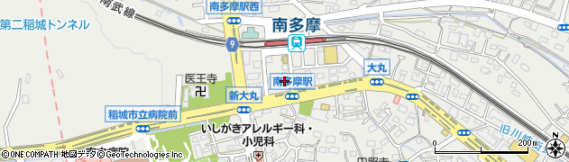 東京都稲城市大丸1031周辺の地図