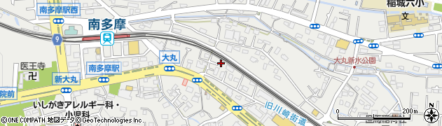 東京都稲城市大丸503周辺の地図