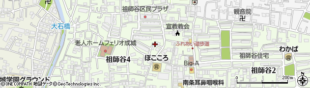 東京都世田谷区祖師谷周辺の地図