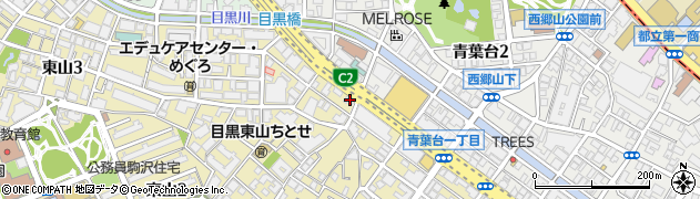中目黒ひつじ 東山店周辺の地図