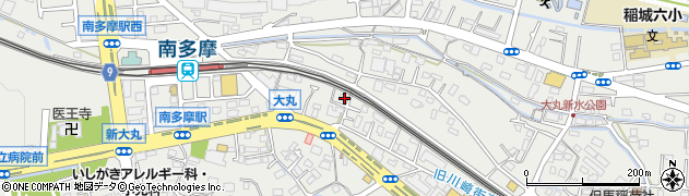 東京都稲城市大丸950周辺の地図