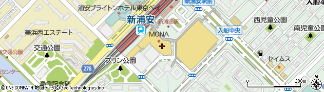 らあめん花月嵐 MONA新浦安店周辺の地図