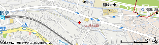 東京都稲城市大丸318周辺の地図