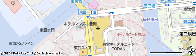 すき家イオン東雲店周辺の地図