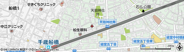 東京都世田谷区経堂4丁目30周辺の地図