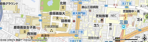 マルエツプチ三田二丁目店周辺の地図