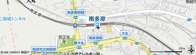 東京都稲城市大丸1041周辺の地図