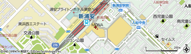 三井住友銀行浦安支店 ＡＴＭ周辺の地図