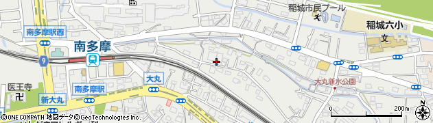 東京都稲城市大丸437周辺の地図